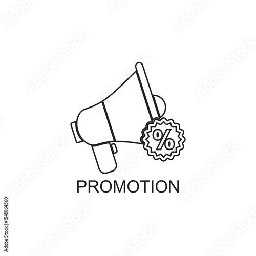 promotion icon , marketing icon vector