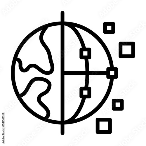 Virtual World Icon