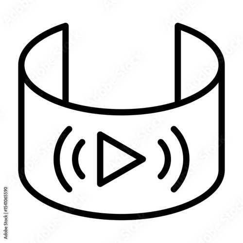 Streaming In Vr Icon