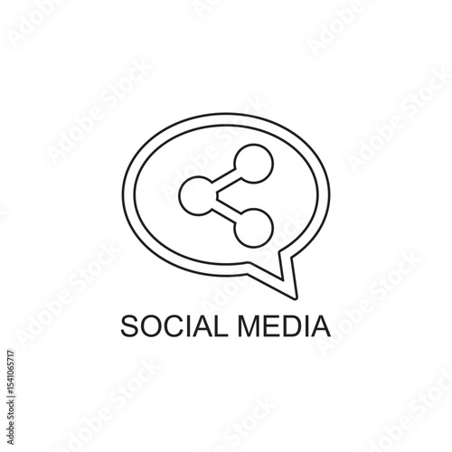 social media icon , marketing icon