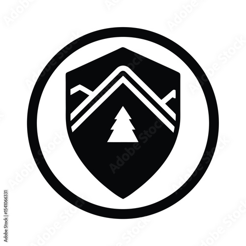Trail Permit Icon Vector Illustration