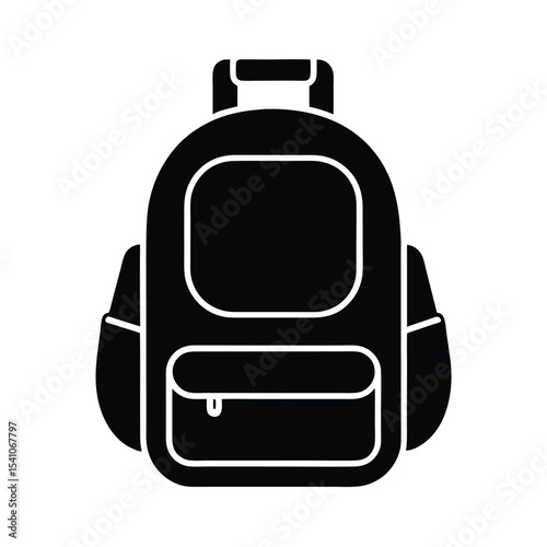 Backpack Icon Vector Illustration