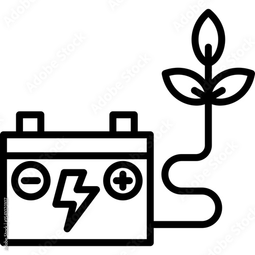 Green Energy line icon