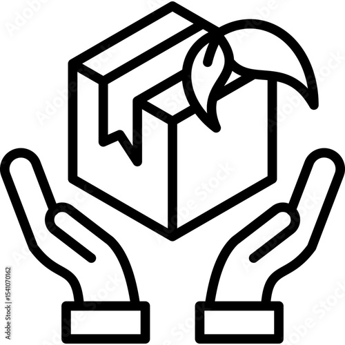 Organic Product line icon