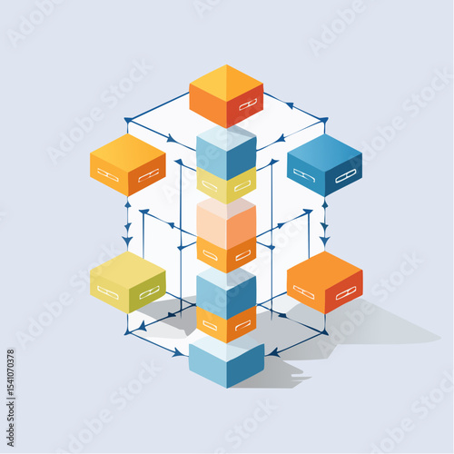 A clean flowchart with boxes and arrows showing options and steps in a process.