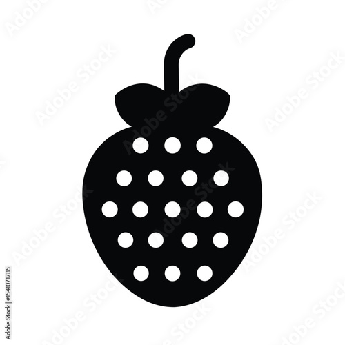 Black Peppercorns Icon Vector Illustration