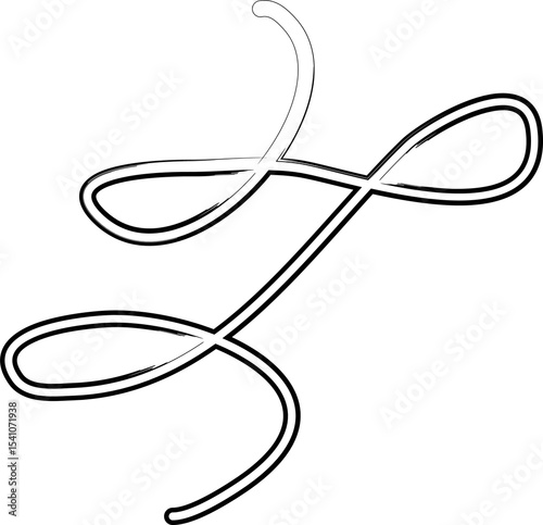 Set of grunge brush strokes