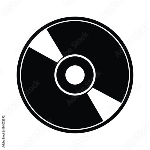 CD Disk Icon Vector Illustration