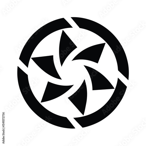 Clockwise Rotation Icon Vector Illustration