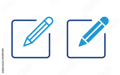edit icon, edit sign vector