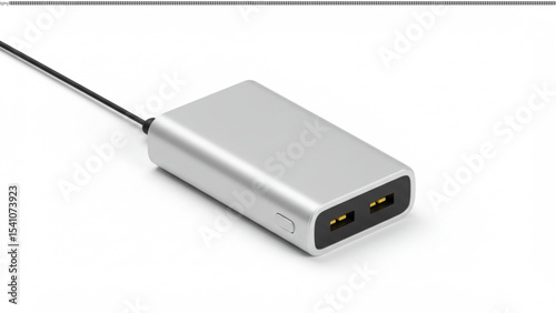Dual USB Port Wall Charger Compact and Portable Power Adapter