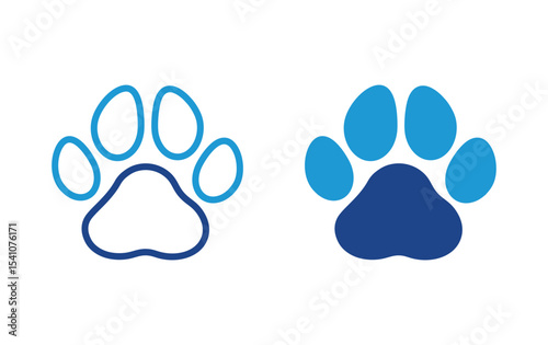 Paw Print icon vector illustration	