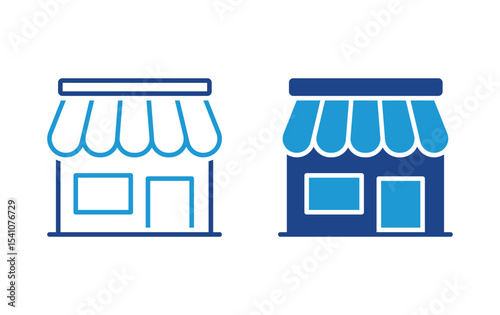 store icon, store sign vector