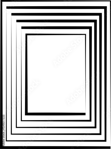 Dynamic square shapes. Modern graphic design elements