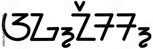  Illustration vector graphic of the name Agnes, Sundanese script. Great for printing on your personal items