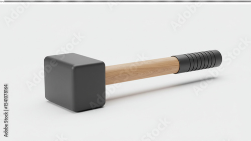 Durable Square Head Hammer with Wooden Handle Construction Tool