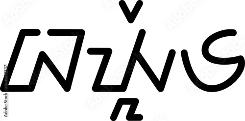 Illustration vector graphic of the name Baylee, Sundanese script. Great for printing on your personal items