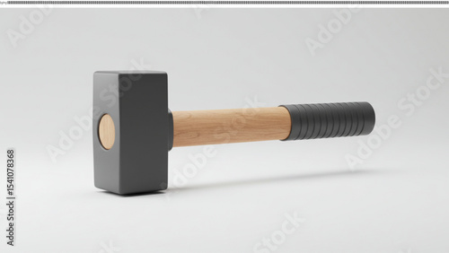 Durable Wooden Handle Sledgehammer  Heavy-Duty Construction Tool for Demanding Projects
