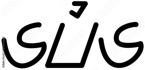 Illustration vector graphic of the name Evie, Sundanese script. Great for printing on your personal items