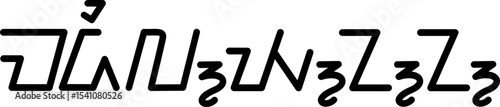 Illustration vector graphic of the name Madilynn, Sundanese script. Great for printing on your personal items