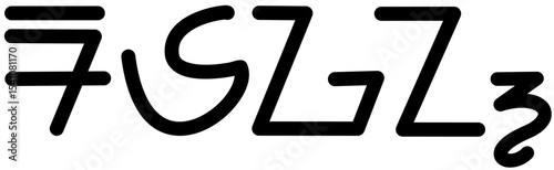 Illustration vector graphic of the name Raegan, Sundanese script. Great for printing on your personal items