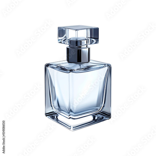 Single perfume bottle high quality realistic image