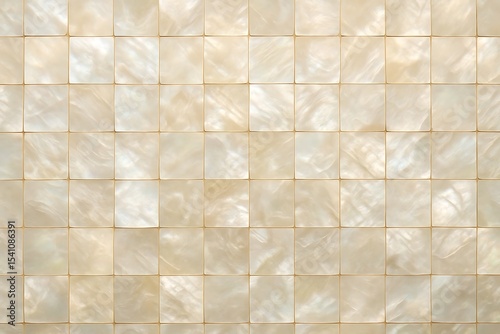 Elegant Mother of Pearl Tile Texture – Iridescent Shell Mosaic Surface for Luxury Interior Design, Decorative Wall Panels, and Sophisticated Natural Backdrop Elements