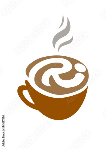 Logo design coffee shop illustrator 
