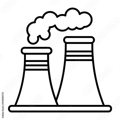 power plant outline icon