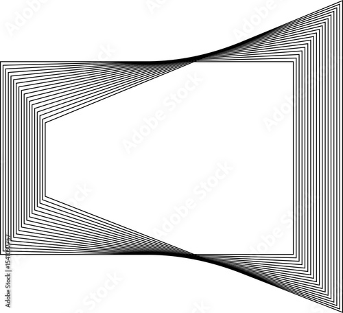 Rectangle blended lines border design. Technology concept