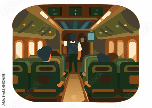 Passengers on a bus, paying with a phone, using a mobile app, for convenient travel.