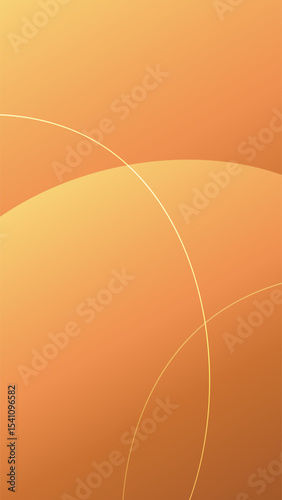 Vibrant abstract orange background with smooth gradients and dynamic shapes.