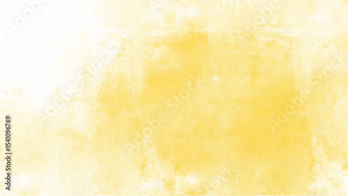 Yellow watercolor background with copyspace for your design. vector.
