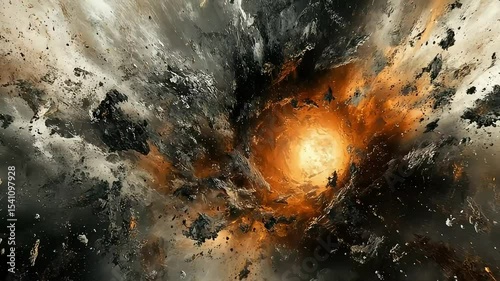 Abstract explosion graphic design