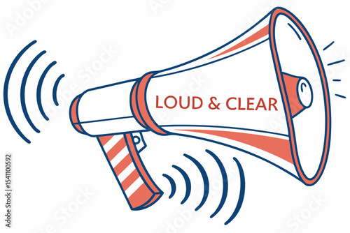 Loud & Clear: Speaker Megaphone Symbol