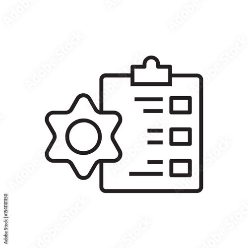 vector illustration of clipboard