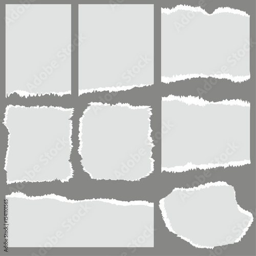 Torn Paper Frame Vector