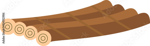 Raft Float Illustration
