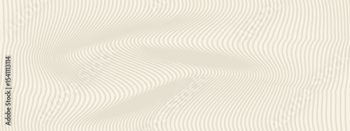 Kraft paper texture seamless pattern. Off-white vector striped cardboard background. Light beige milky color grainy textured bg. Vintage style backdrop. Horizontal handmade banner. modern art vector