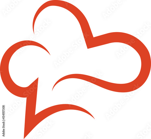  Chef Hat Cooking Logo Element Set