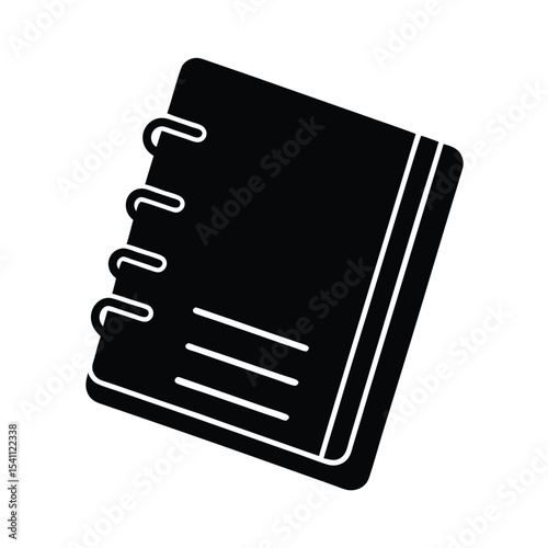 Notebook Journal Icon Vector Illustration