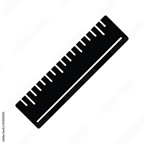 Ruler Measure Icon Vector Illustration