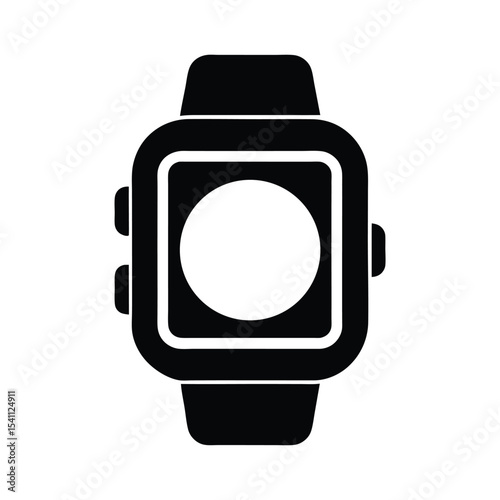Smartwatch Gadget Icon Vector Illustration