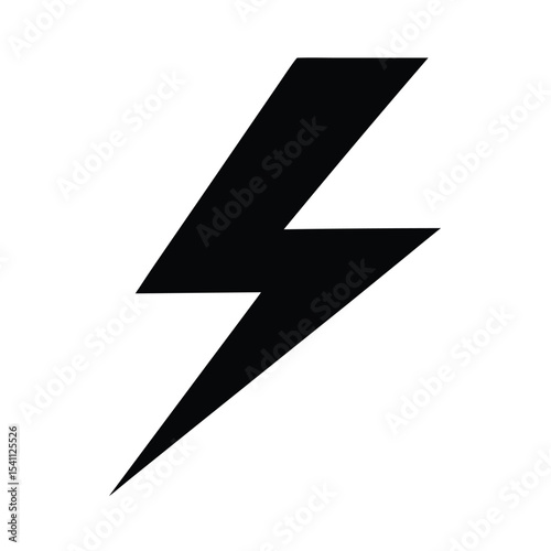 Free Download Thunder Lightning Icon Vector Illustration - GFXLoad