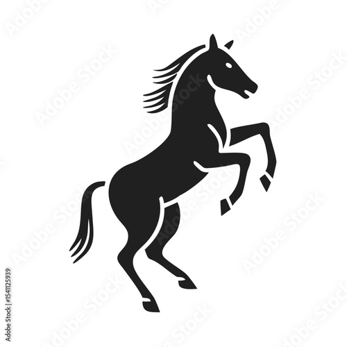 horse silhouette vector