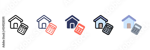 Budget Multi Style Icon Set