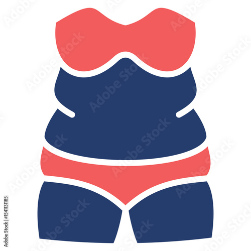 Fat solid color icon