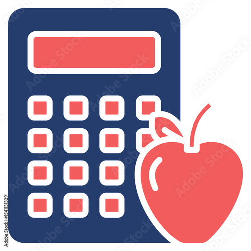 Calories Calculator solid color icon