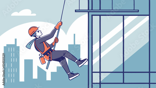 businessman climbing up the ladder