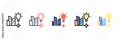 Artificial Intelligence Multi Style Icon Set